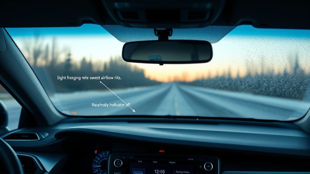 disable recirculation for defogging