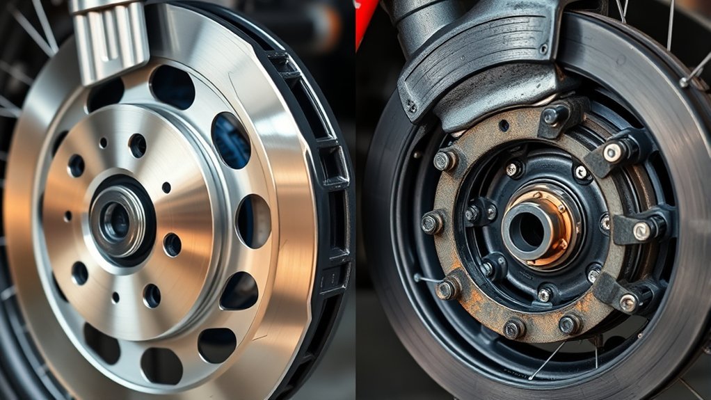 disc brakes outperform drum brakes