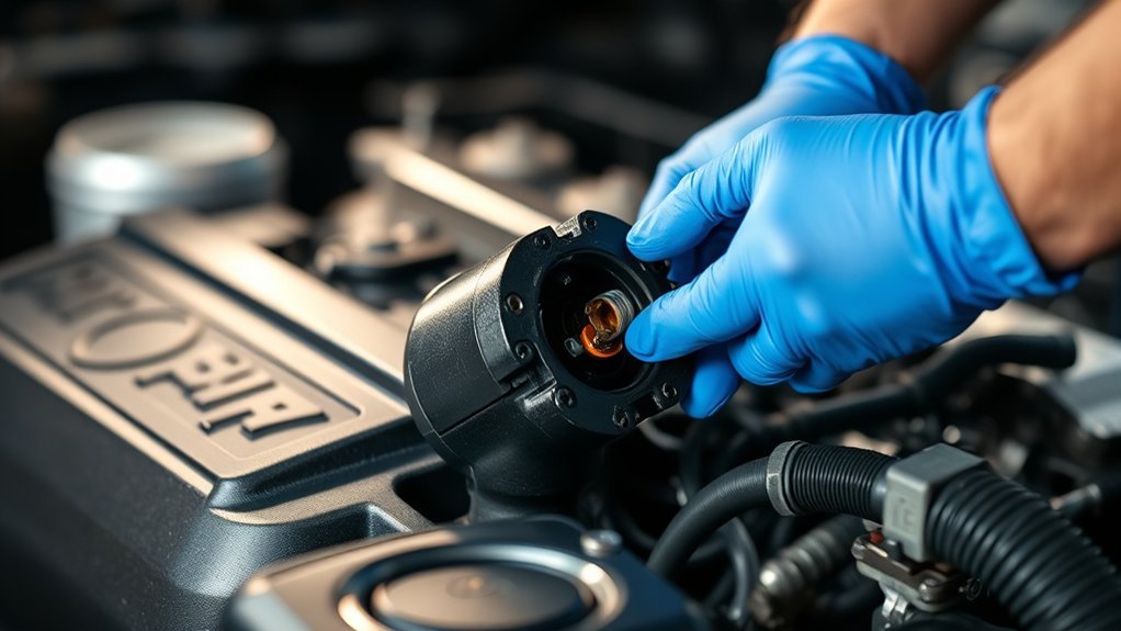 disconnect and remove ignition coil