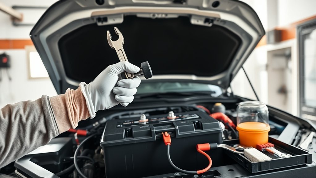 disconnect battery safely first