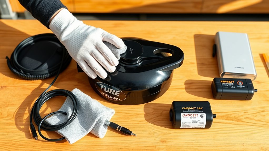 disconnect clean inspect store