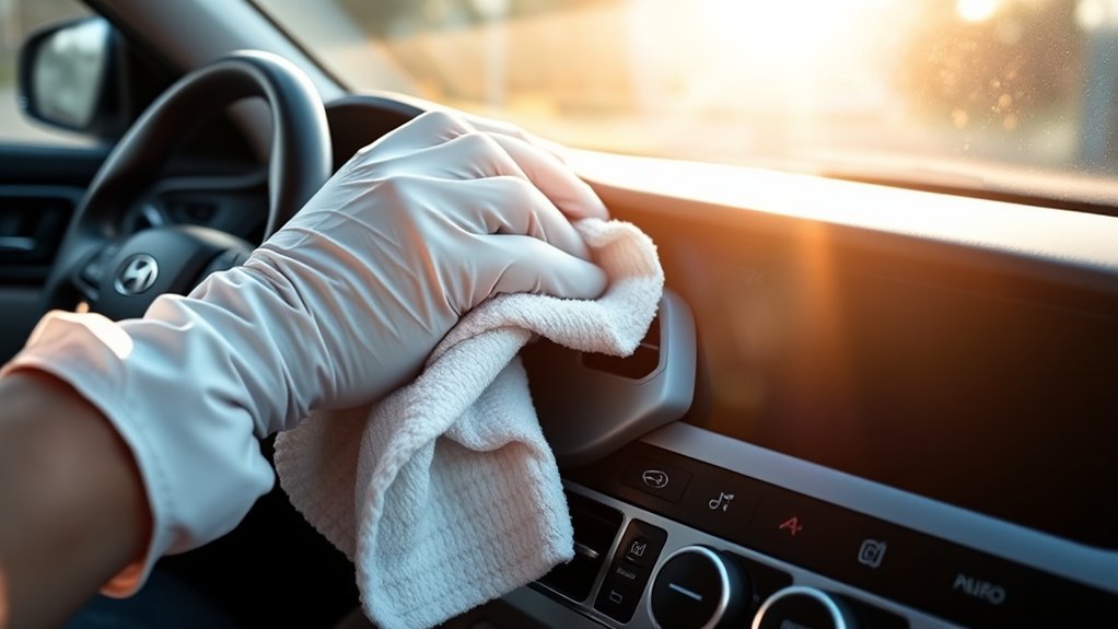 disinfect high touch surfaces regularly