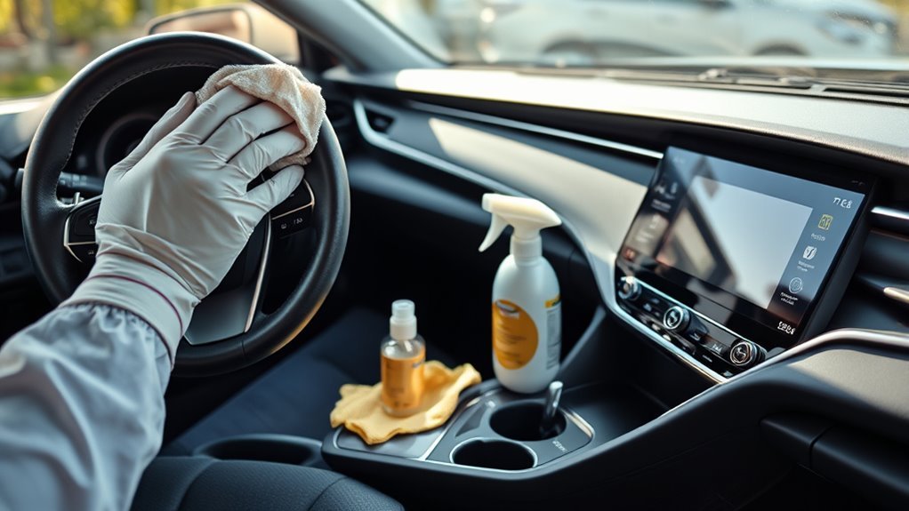 disinfecting surfaces in camry