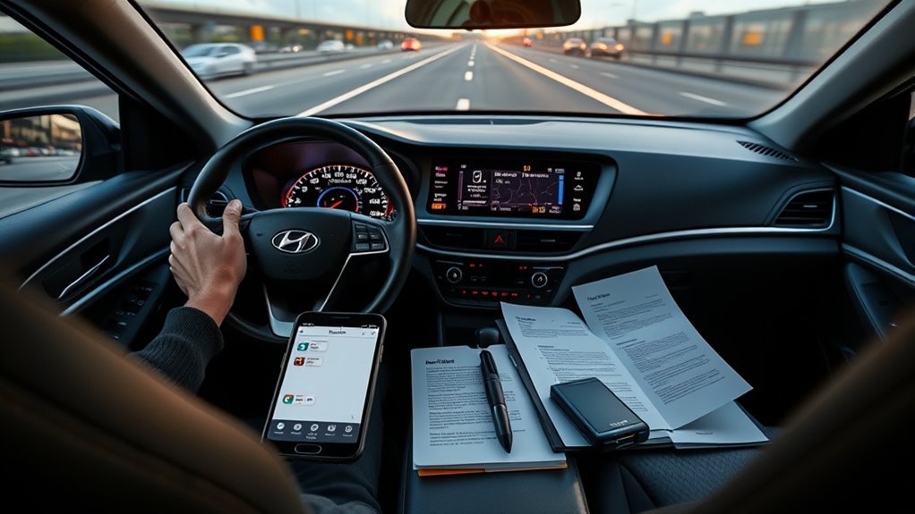 documenting Hyundai Sonata LKA warnings for dealer diagnosis