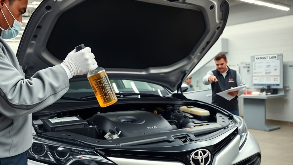 document oil consumption evidence