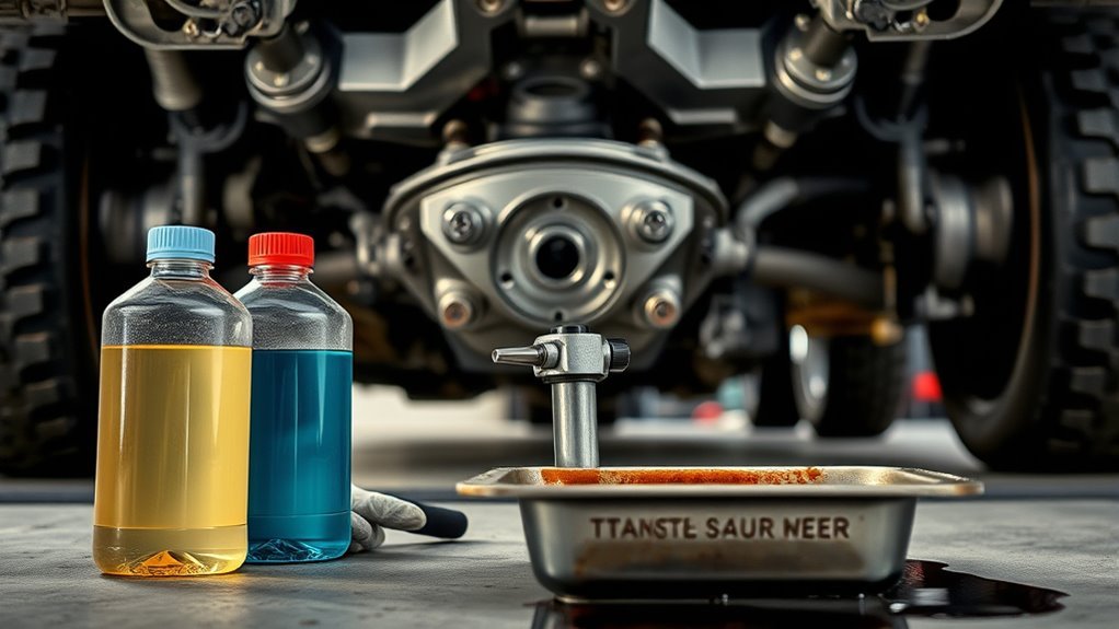 drain and refill transfer case