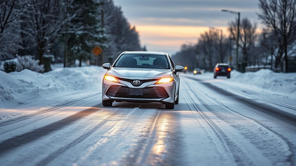 drive cautiously in winter