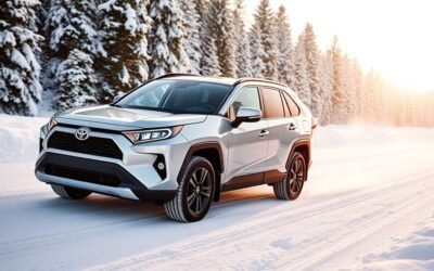 drive rav4 safely snowy conditions