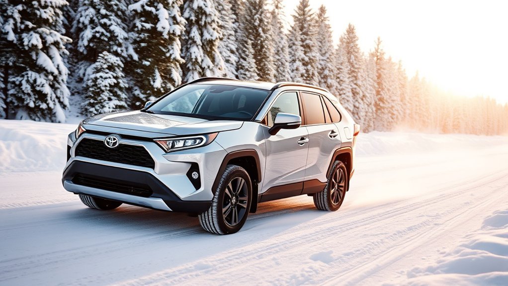 drive rav4 safely snowy conditions