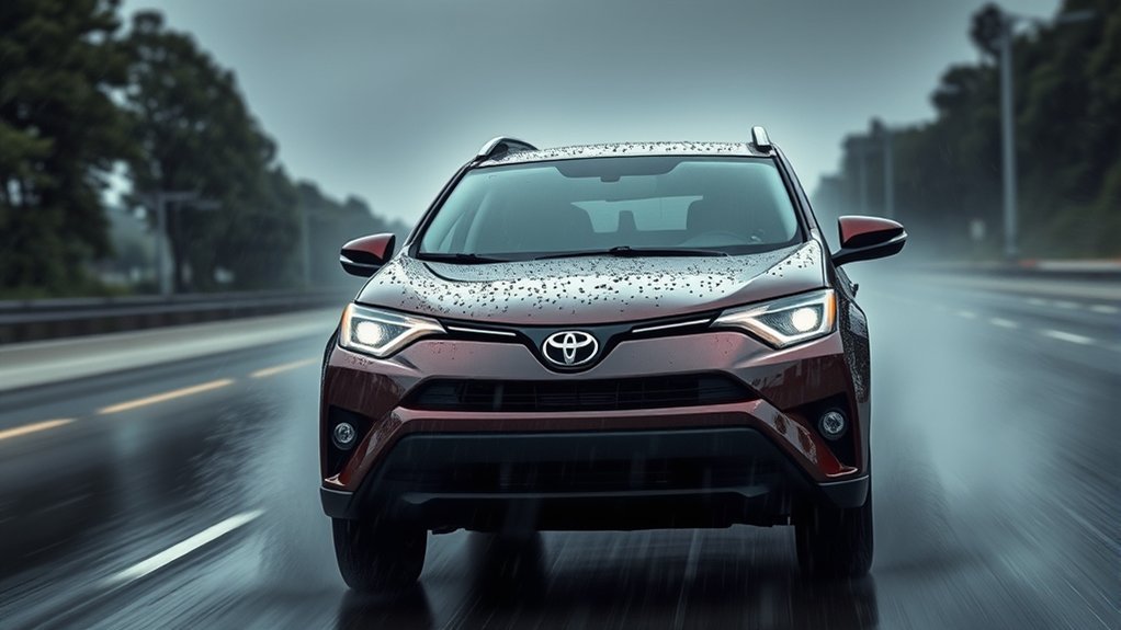 drive safely in rain