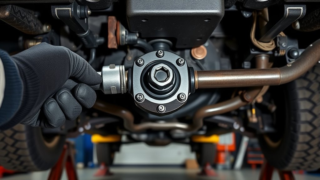 drive shaft removal process