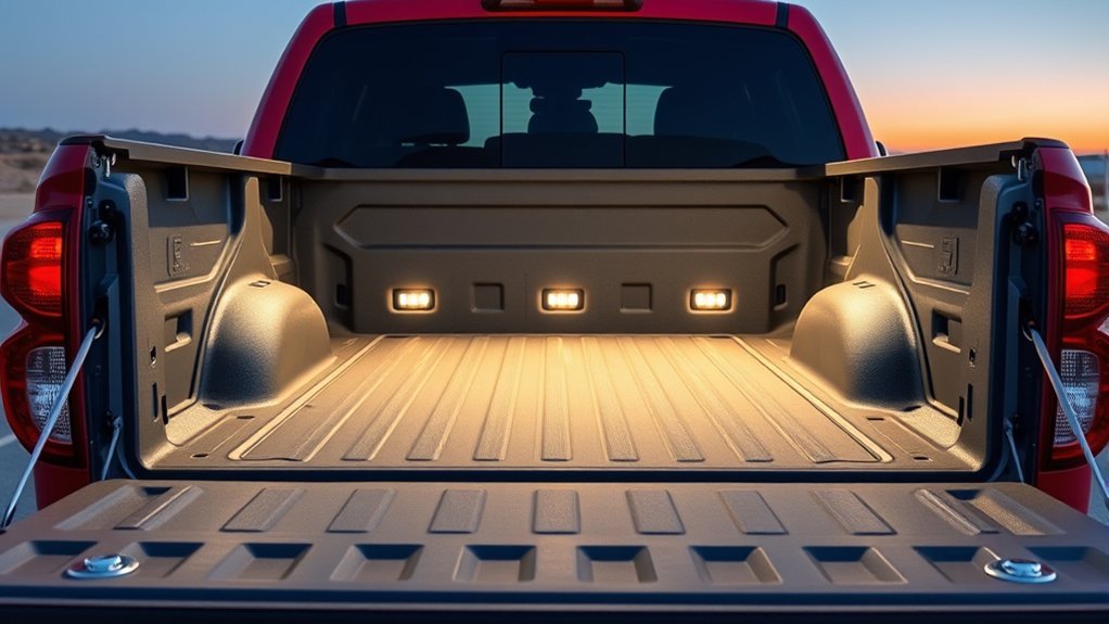 durable composite bed features