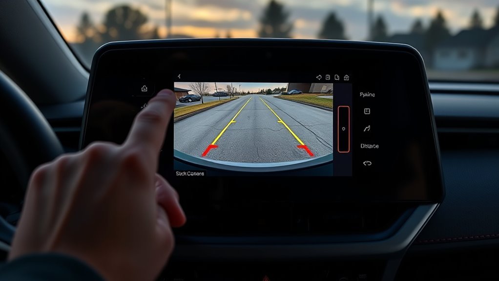 dynamic camera with guidelines