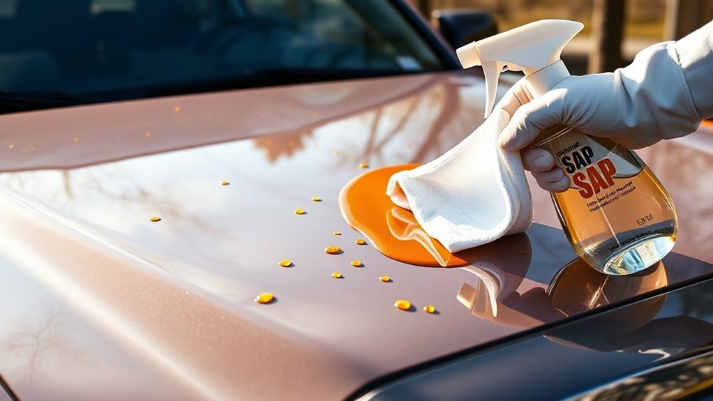 effective tree sap removal