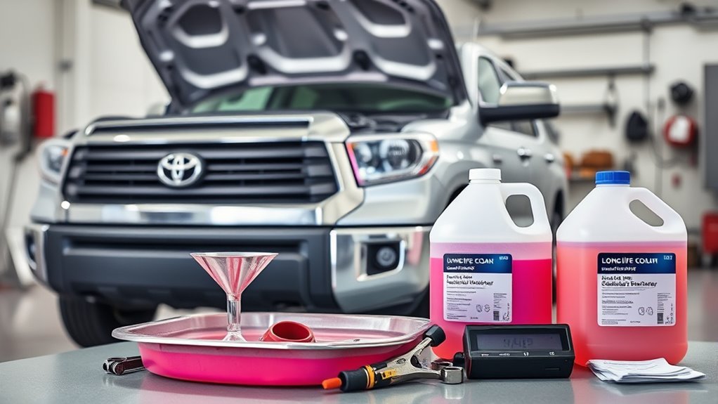 efficient coolant flush procedure