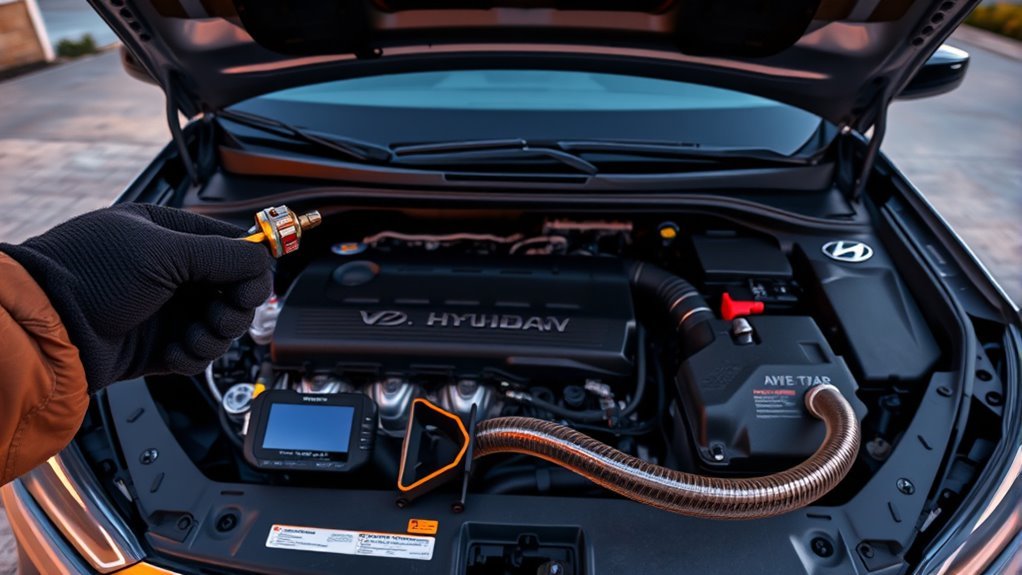 Safe Hyundai Sonata HVAC troubleshooting and heater-core service steps