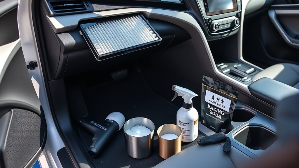 eliminate musty car odors