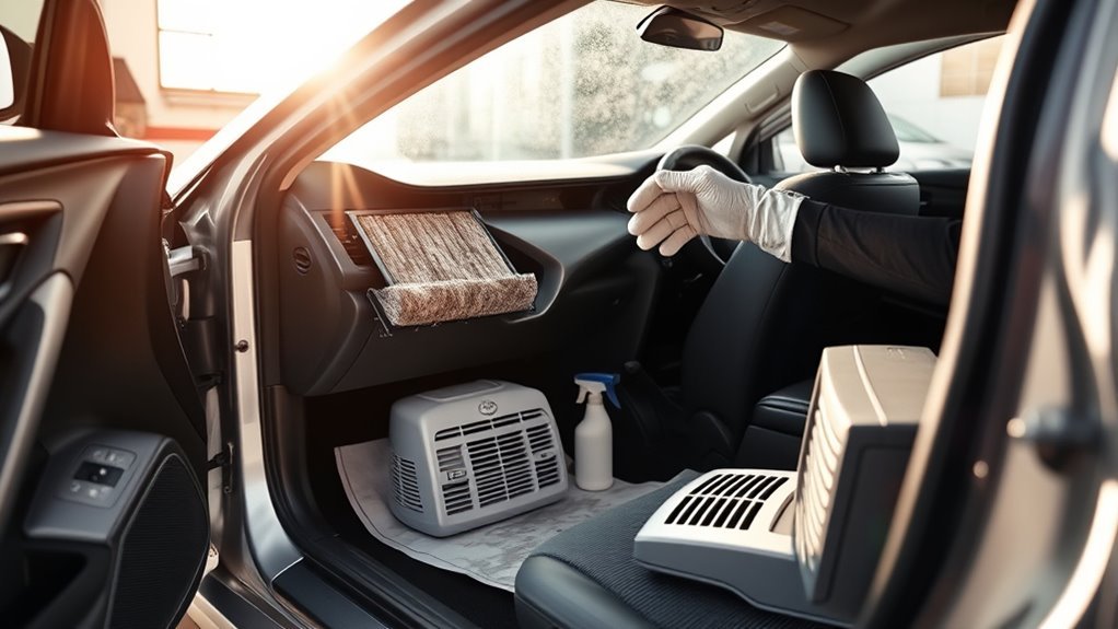 eliminate musty odor toyota