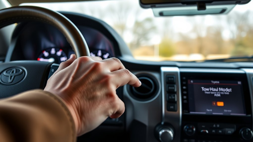 engage tow haul mode