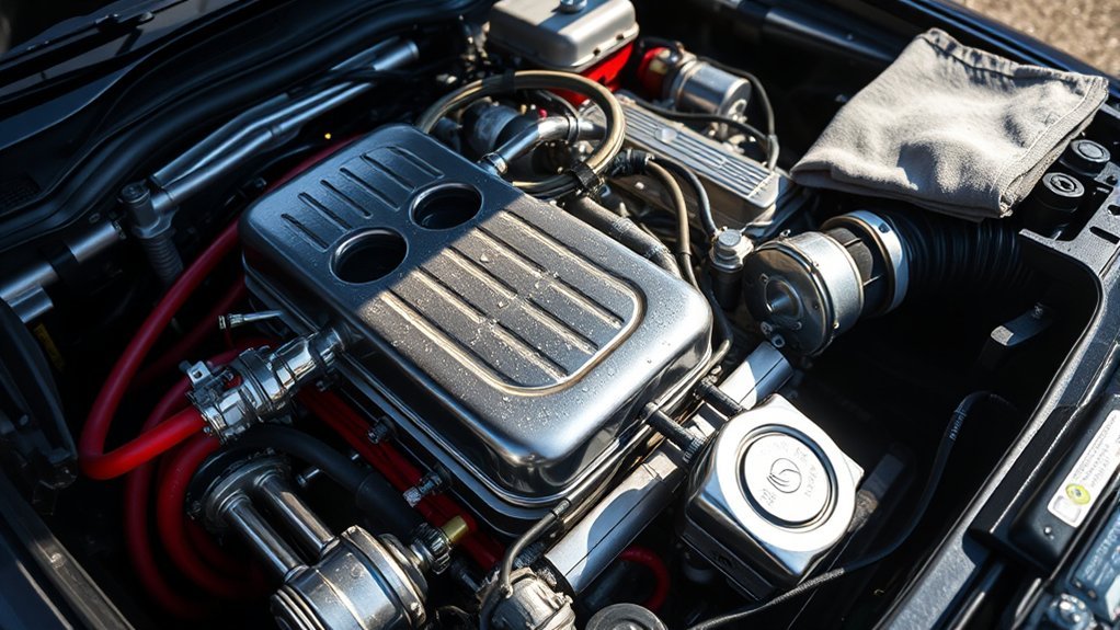 engine bay cleaning safety