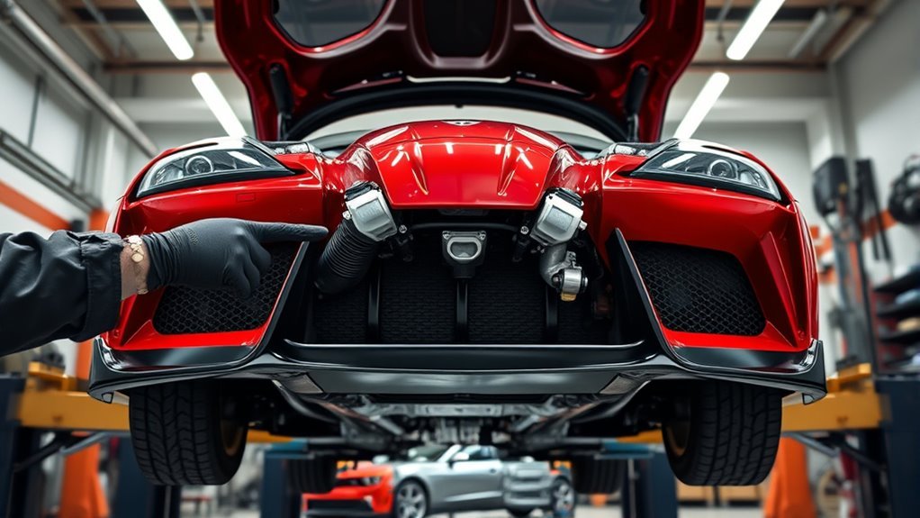 engine repositioning for balance