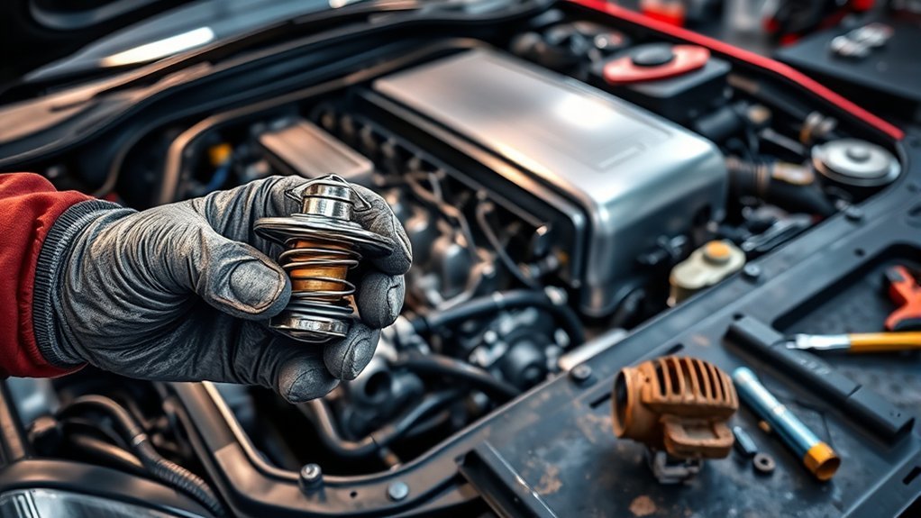 Toyota Supra engine cooling system temperature regulation