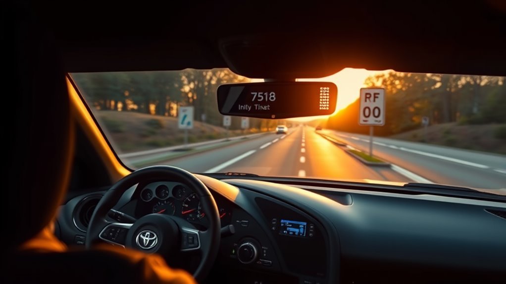 enhanced driving information display