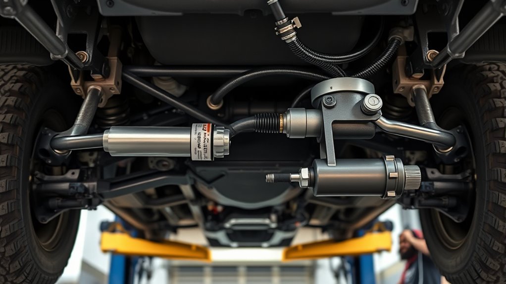 Toyota 4Runner flexing front suspension over rocks with a disconnected front sway bar for maximum wheel travel