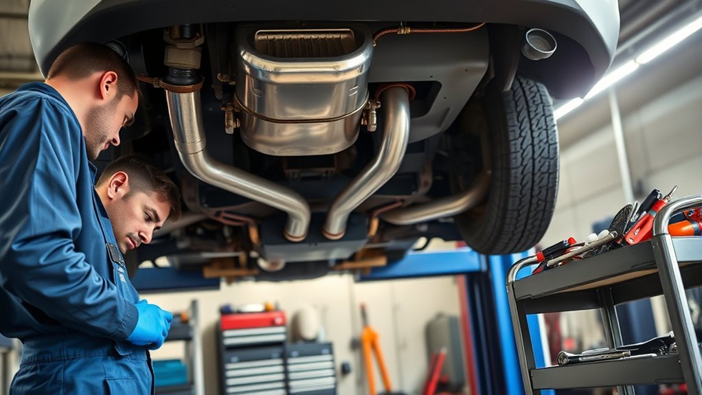 ensure exhaust system integrity