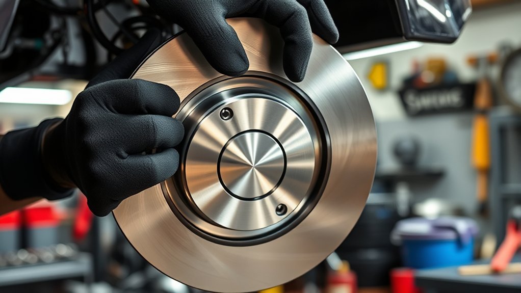 Toyota Supra brake rotor maintenance inspection