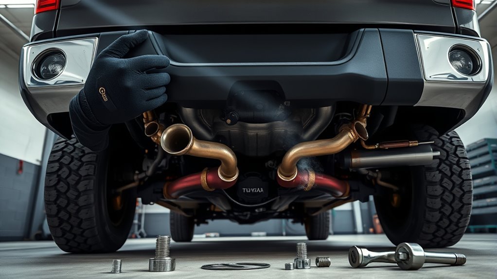 exhaust leak detection and repair