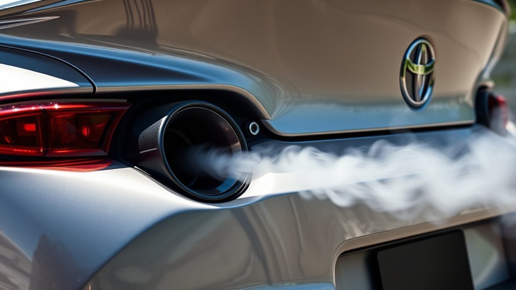 Supra smoke from exhaust - white, blue and black smoke colors explained