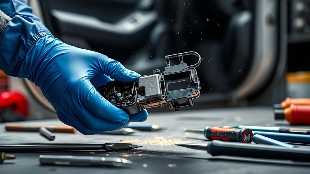 faulty door lock symptoms