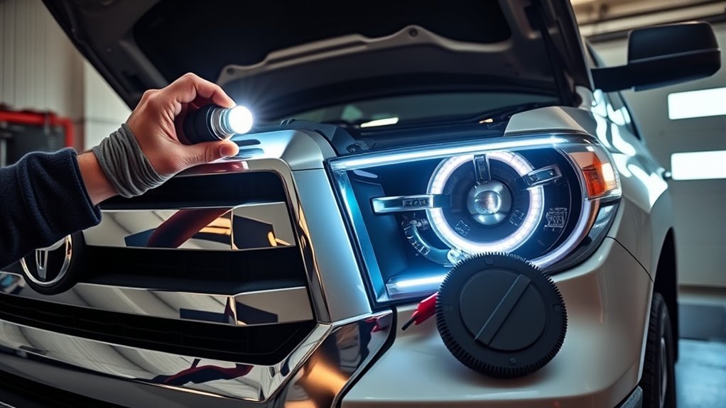 final headlight installation checks