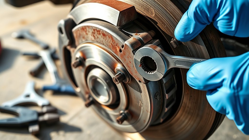 fix sticky brake calipers
