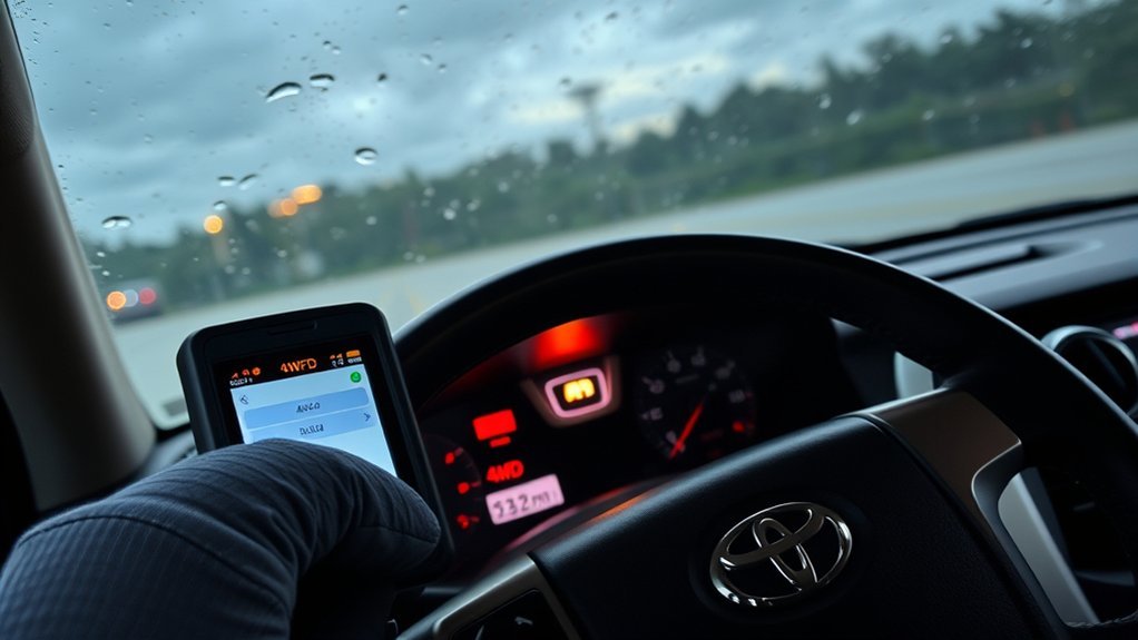 flashing 4lo indicates faults