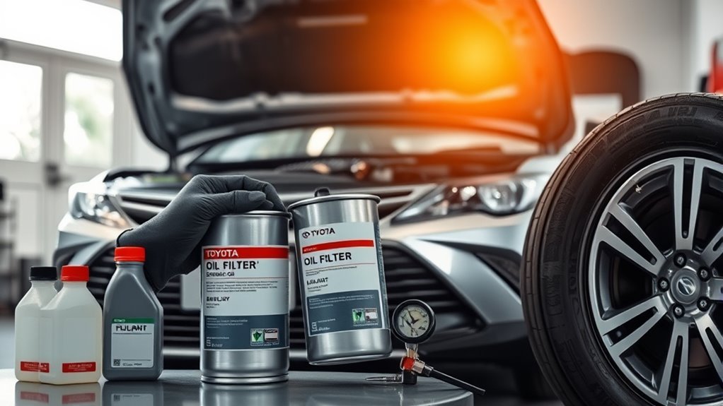 fluid and tire maintenance