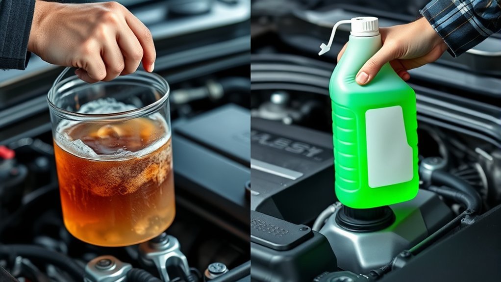 flush or refill coolant