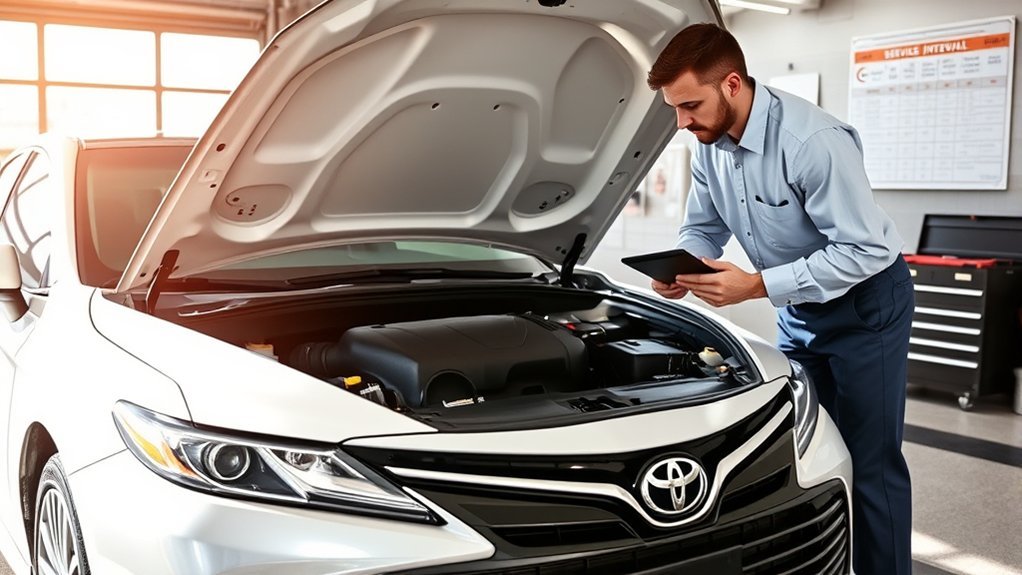 follow camry maintenance schedule