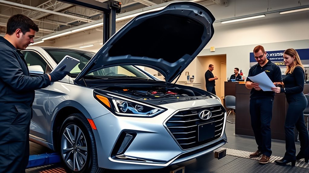 Free Hyundai dealer inspection during a Sonata recall repair