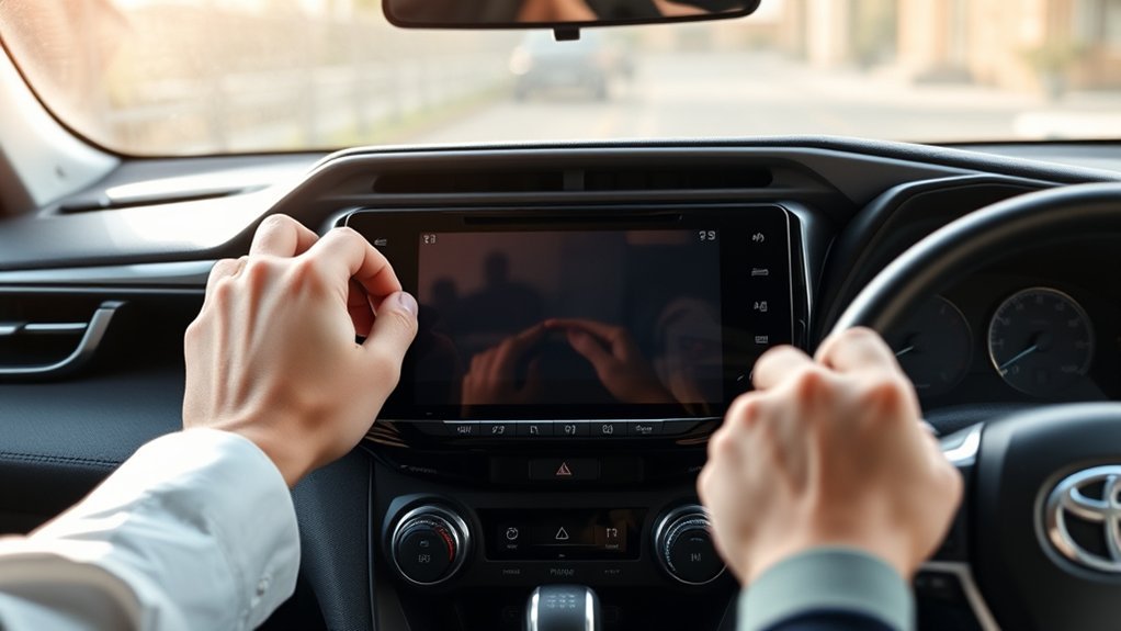 frozen rav4 touchscreen troubleshooting steps