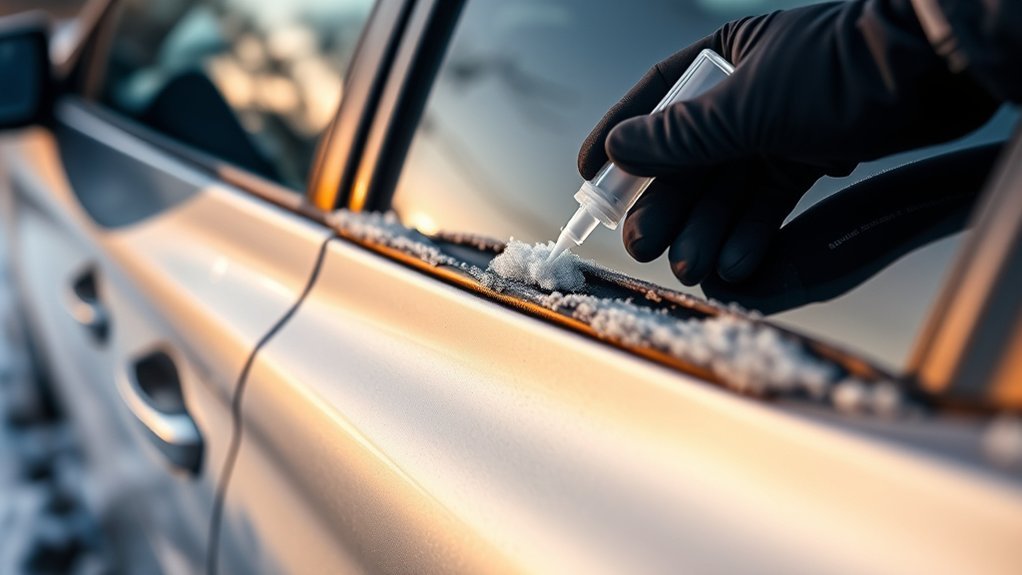 frozen seals from moisture