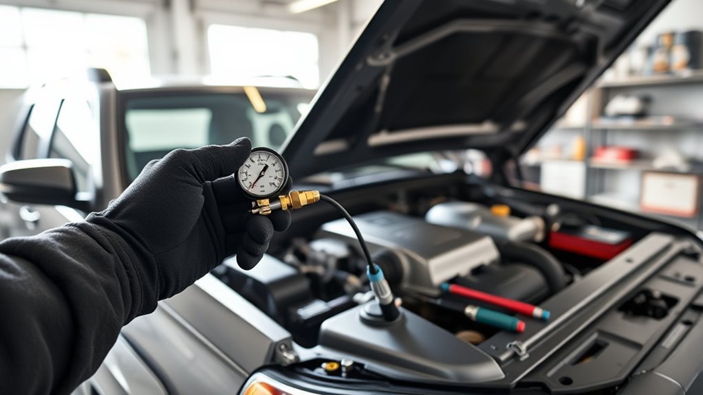 fuel spark compression check