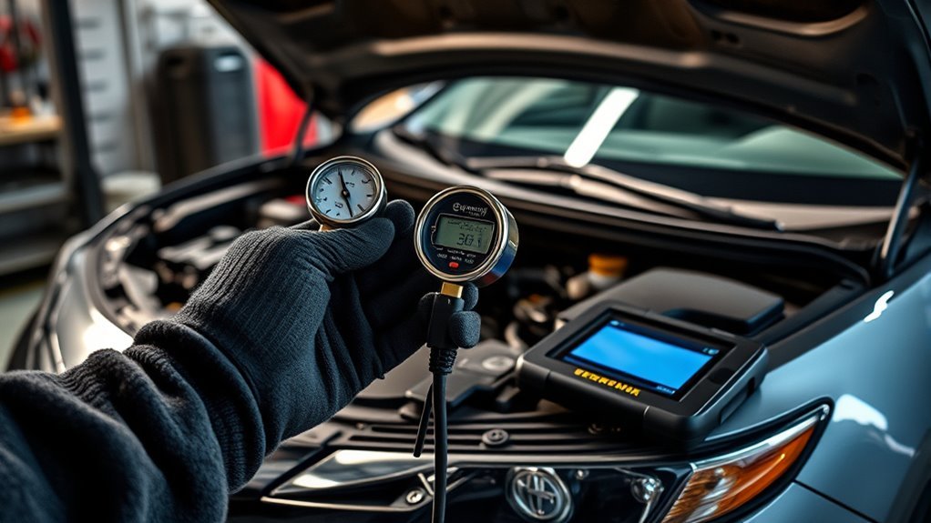 fuel system pressure check