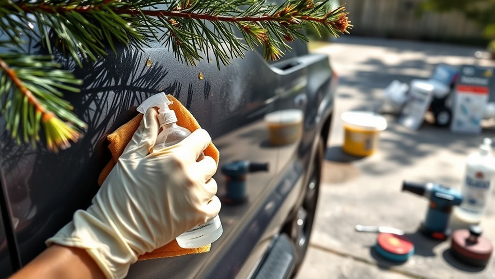 gentle sap removal techniques