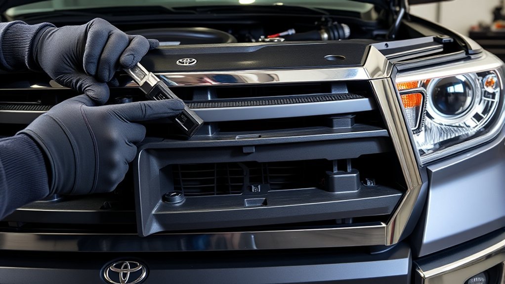 grille removal for access