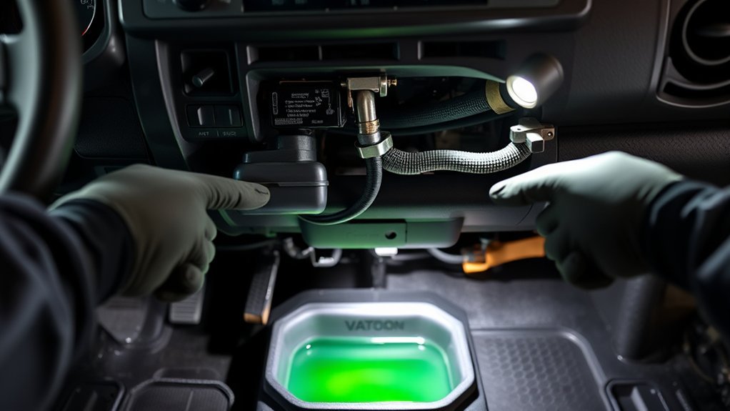 heater core coolant flow