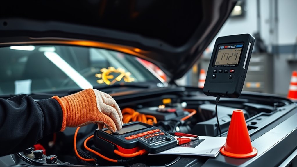 high voltage battery diagnostics required