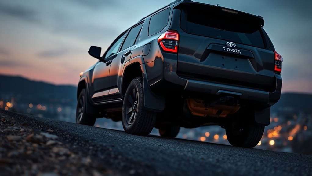 Toyota 4Runner Hill-Start Assist Control rollback limitations