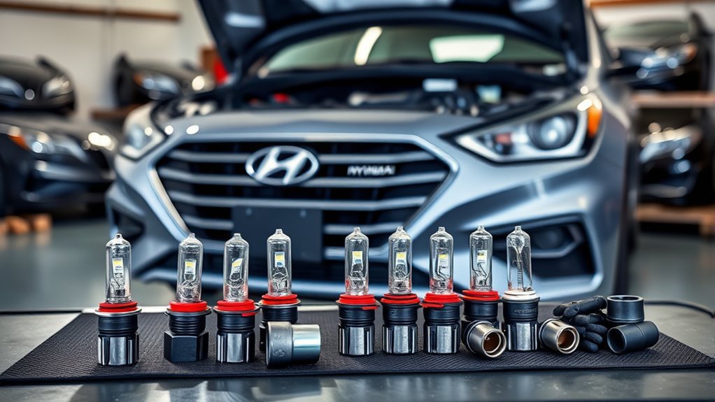 hyundai sonata headlight bulb guide